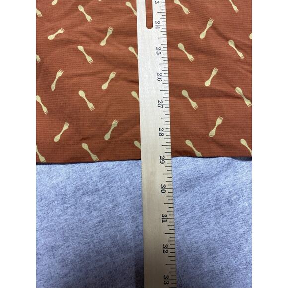 Eddie Bauer Shirt Mens Large Brown Slim Forks Camping Nylon Grilling Outdoors - Picture 7 of 8